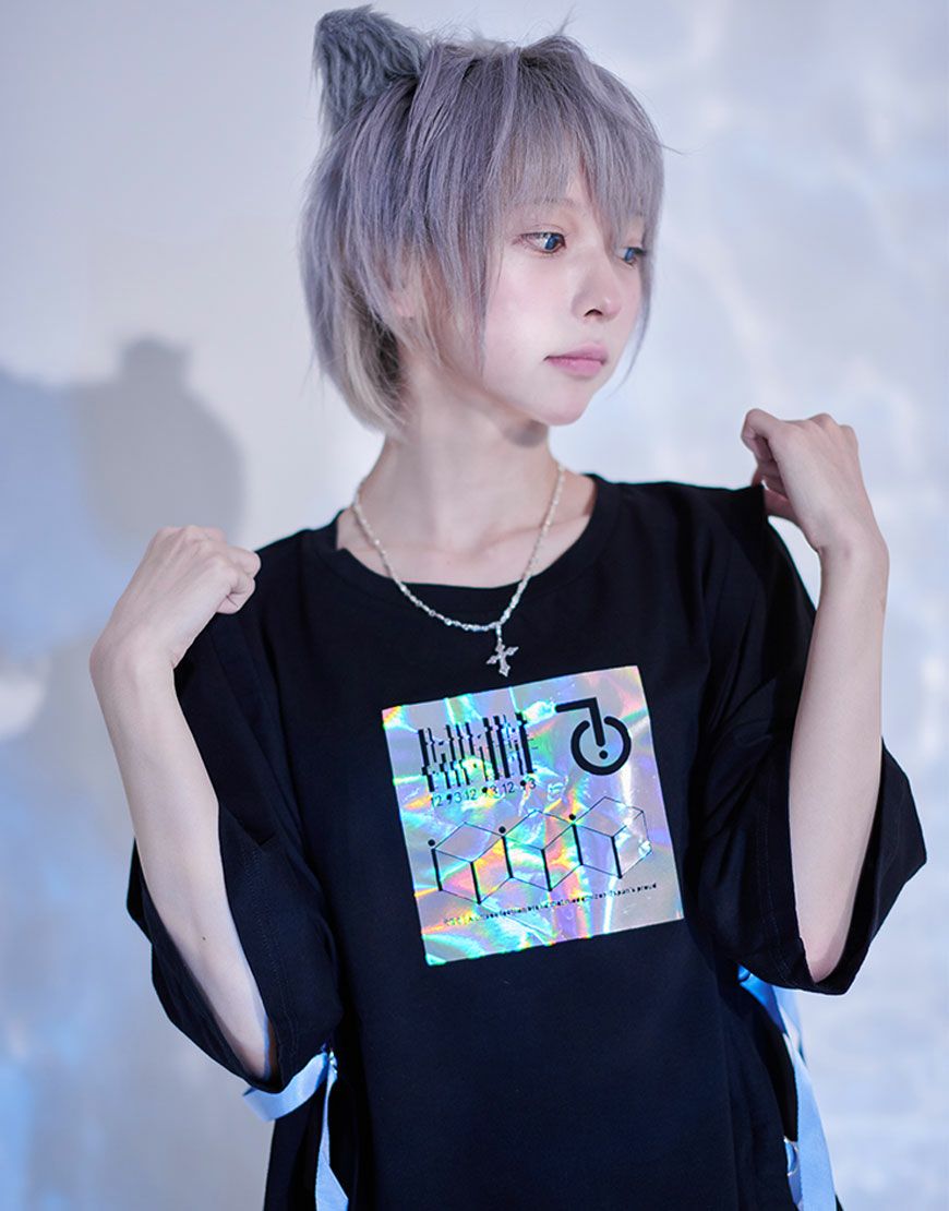 ililil（イルイルイル）  CYBER HOROGRAMビッグTシャツ 新品 REFLEM - ililil（イルイルイル）CYBER HOROGRAMビッグTシャツの通販