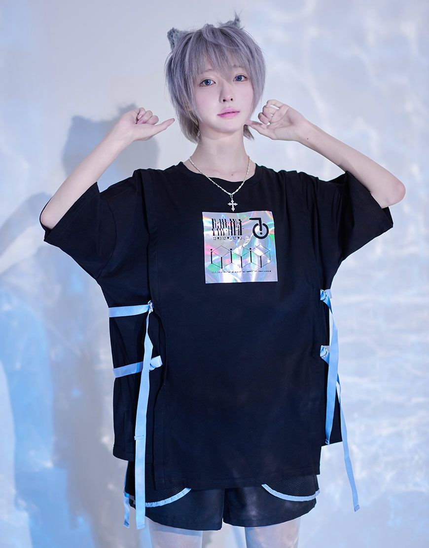 ililil（イルイルイル）  CYBER HOROGRAMビッグTシャツ 新品 REFLEM - ililil（イルイルイル）CYBER HOROGRAMビッグTシャツの通販