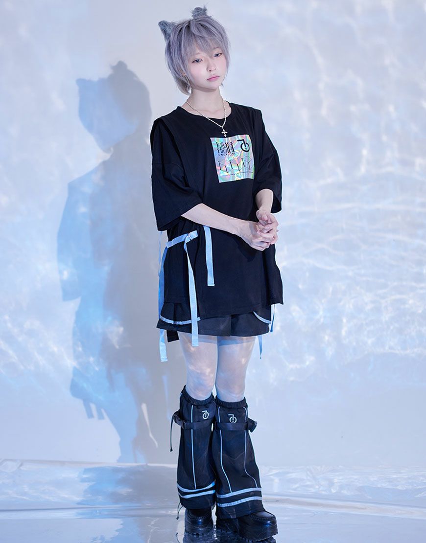 ililil（イルイルイル）  CYBER HOROGRAMビッグTシャツ 新品 REFLEM - ililil（イルイルイル）CYBER HOROGRAMビッグTシャツの通販