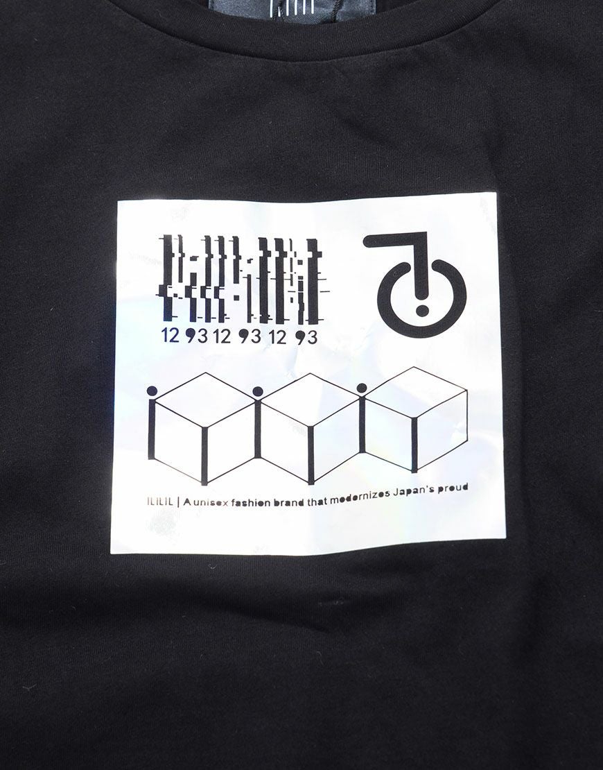ililil【イルイルイル】ぴかぴかホログラムTシャツ/全2色