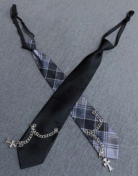 CV Select【シーブイセレクト】チェーン付きネクタイ/全2色