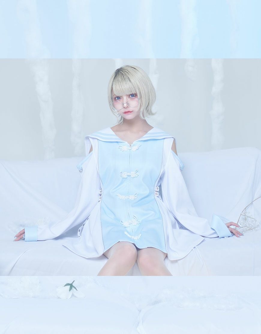 ililil【イルイルイル】やめチャイナセーラー/全2色