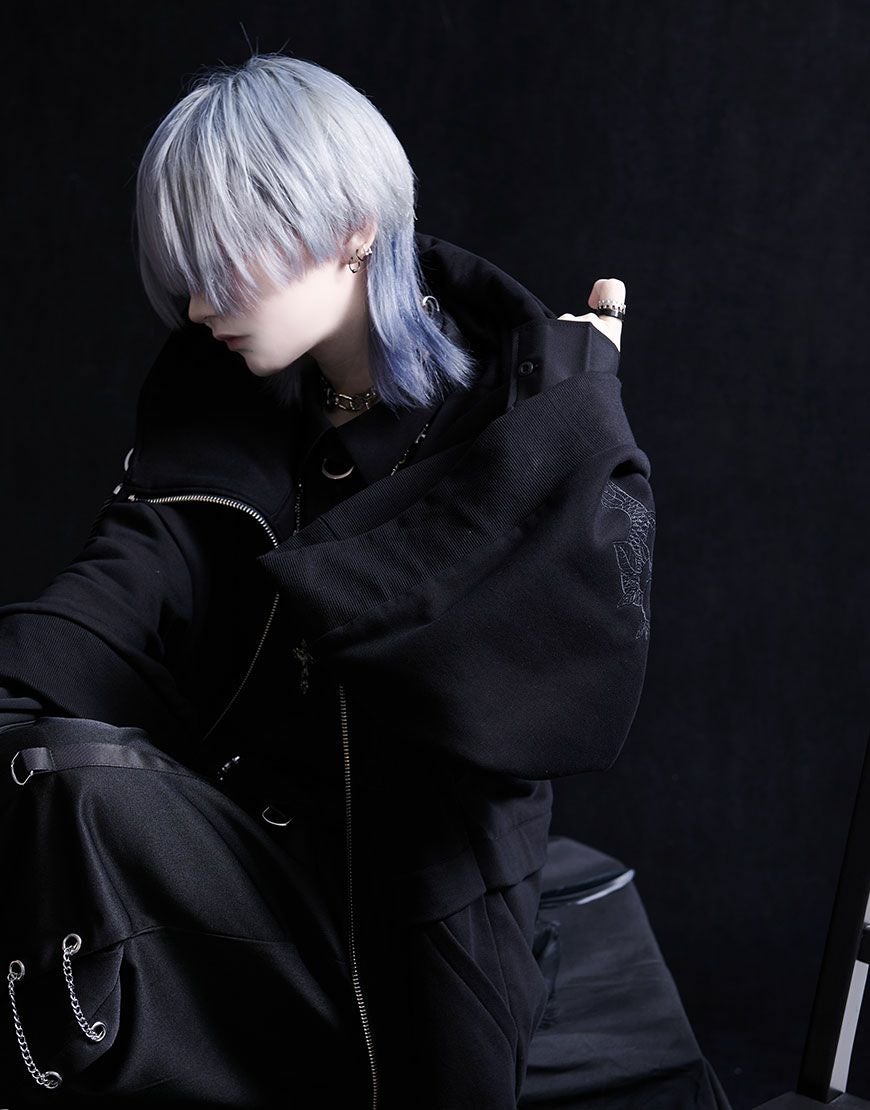 ililil【イルイルイル】【蛇昇華界】着物パーカー/全1色