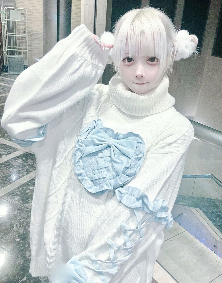 ililil 可愛くてなにがわるいのぉ？？ タートルニット ワンピース ililil【イルイルイル】可愛くてなにがわるいの？？/全2色