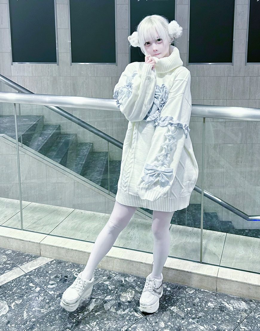 ililil 可愛くてなにがわるいのぉ？？ タートルニット ワンピース ililil【イルイルイル】可愛くてなにがわるいの？？/全2色