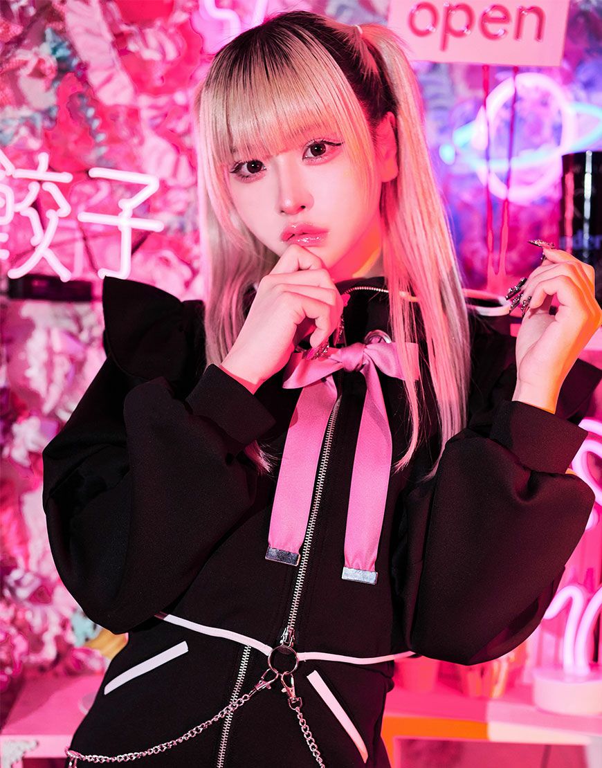 ililil【イルイルイル】はむねずこコラボ NEZU狂セットアップ/全1色