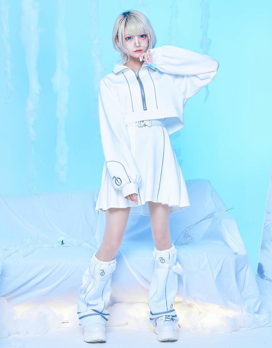 アウトレット商品】ililil サイバージャージセットアップ/Free/White