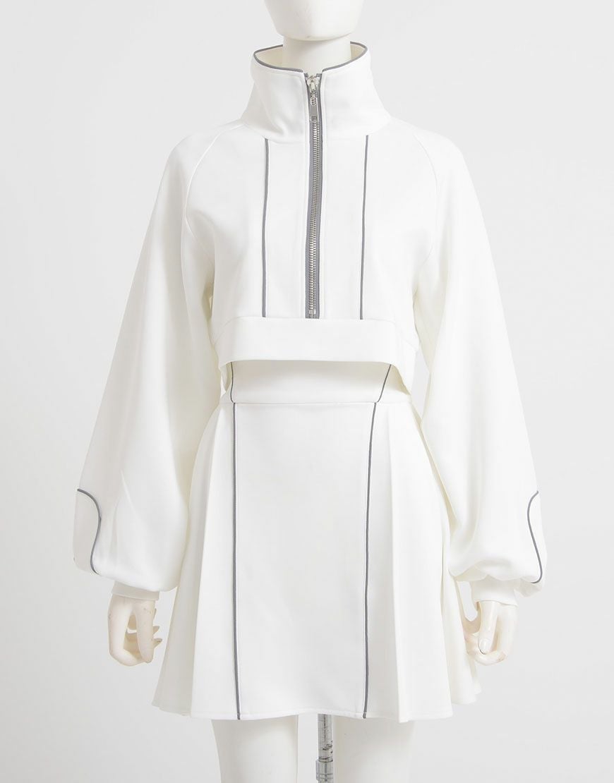 アウトレット商品】ililil サイバージャージセットアップ/Free/White