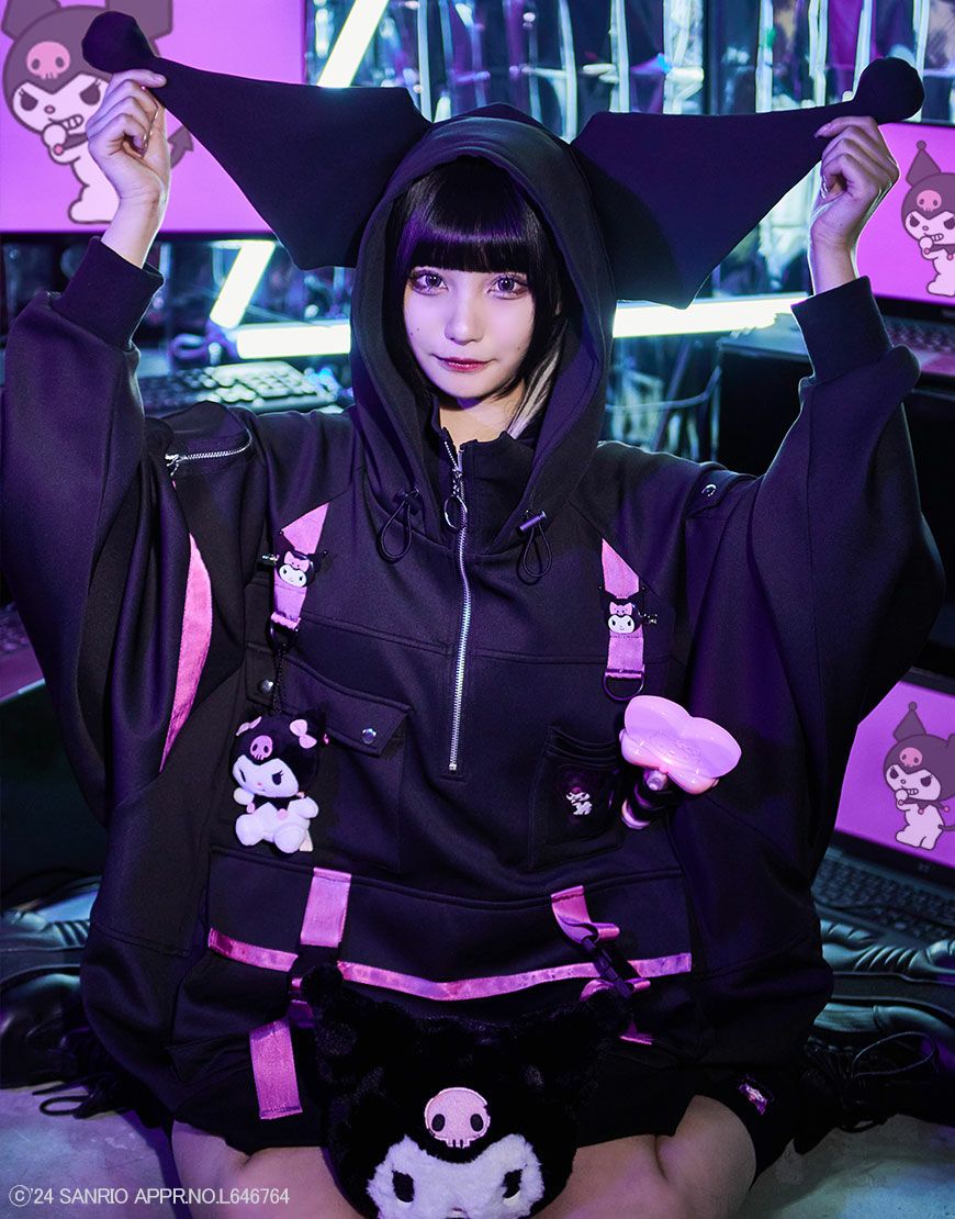 ililil ×クロミコラボレーション 推し活パーカー サブカル ililil【イルイルイル】ililil×クロミコラボレーション推し活パーカー