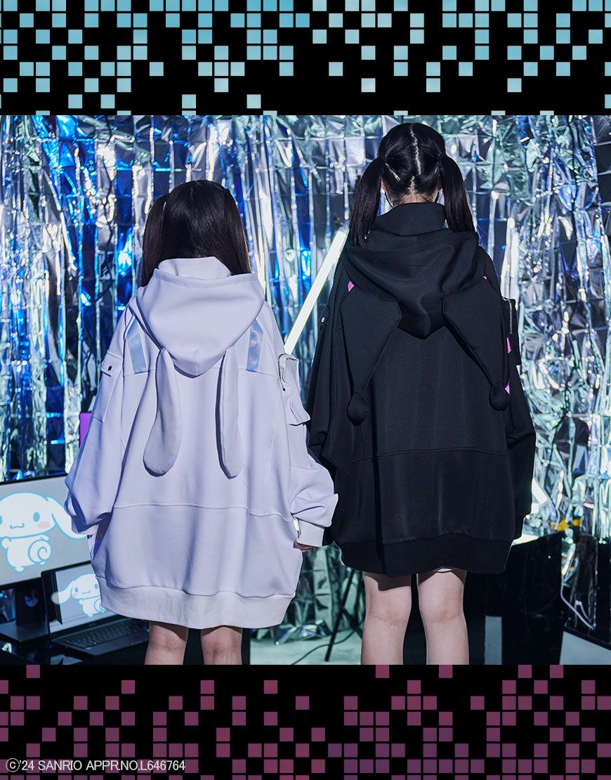 ililil【イルイルイル】ililil×クロミコラボレーション推し活パーカー