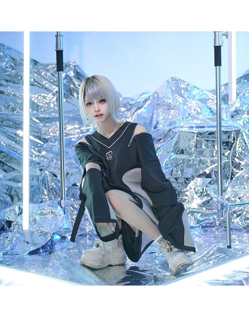 ililil【イルイルイル】［受発注］あのねちゃんコラボカットソー/全2色