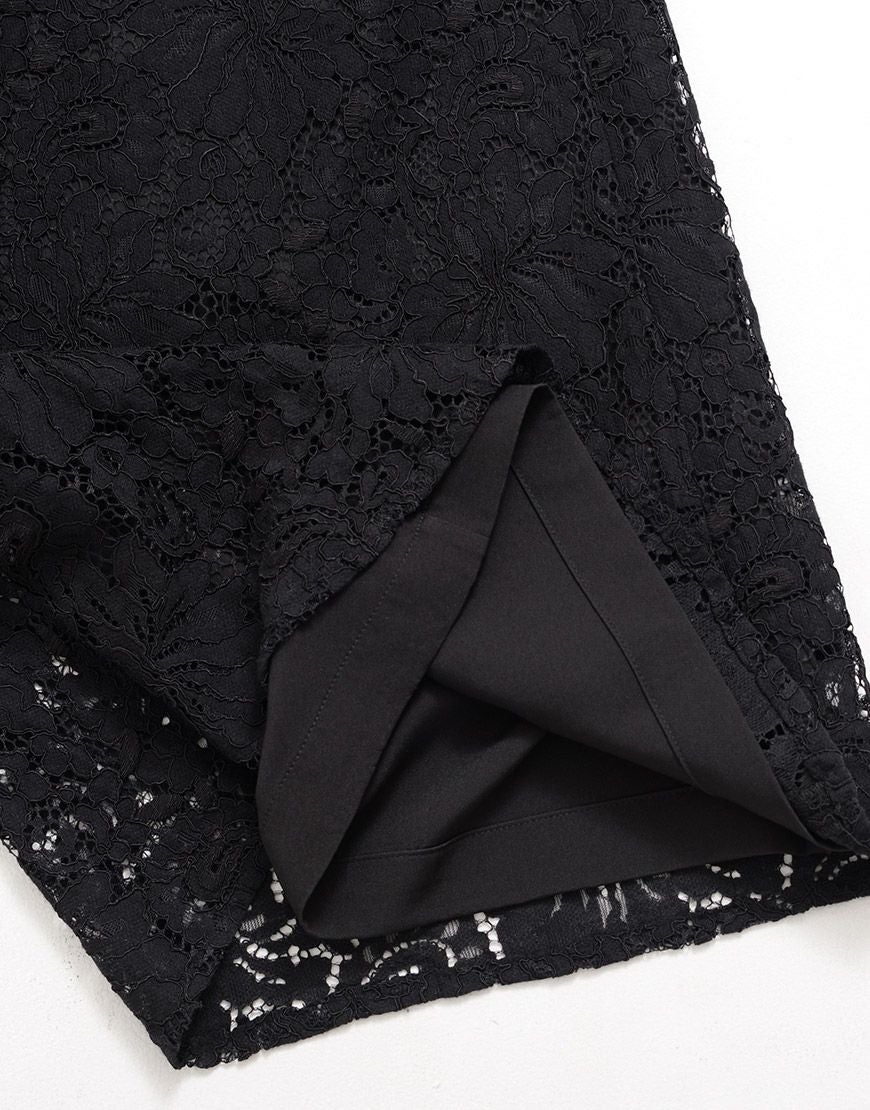 ililil【イルイルイル】レースワイドパンツ/全1色