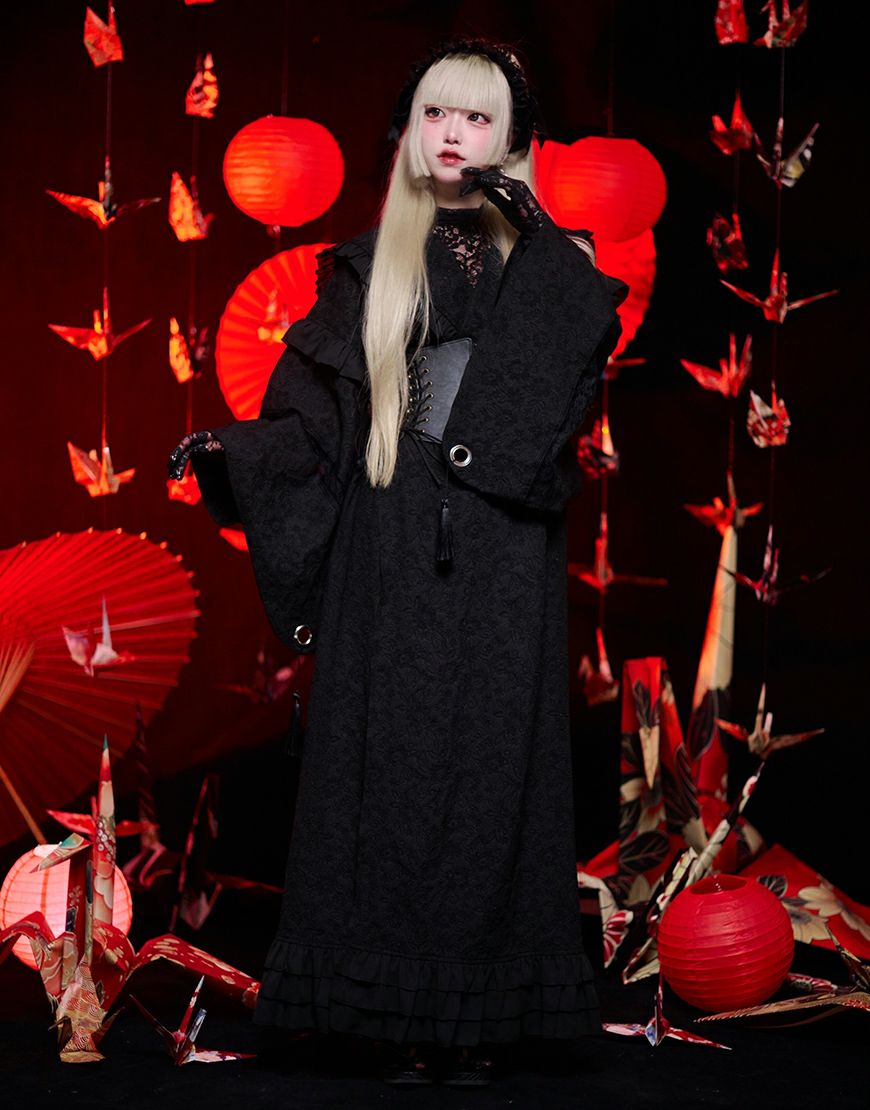 ililil【イルイルイル】はんなり地雷ちゃん着物セーラー/全1色