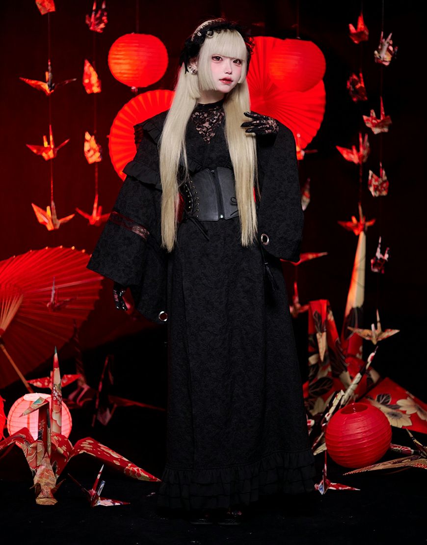 ililil【イルイルイル】はんなり地雷ちゃん着物セーラー/全1色