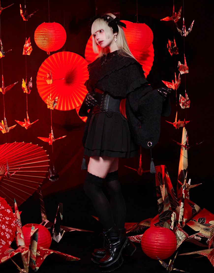 ililil【イルイルイル】はんなり地雷ちゃん着物セーラー/全1色