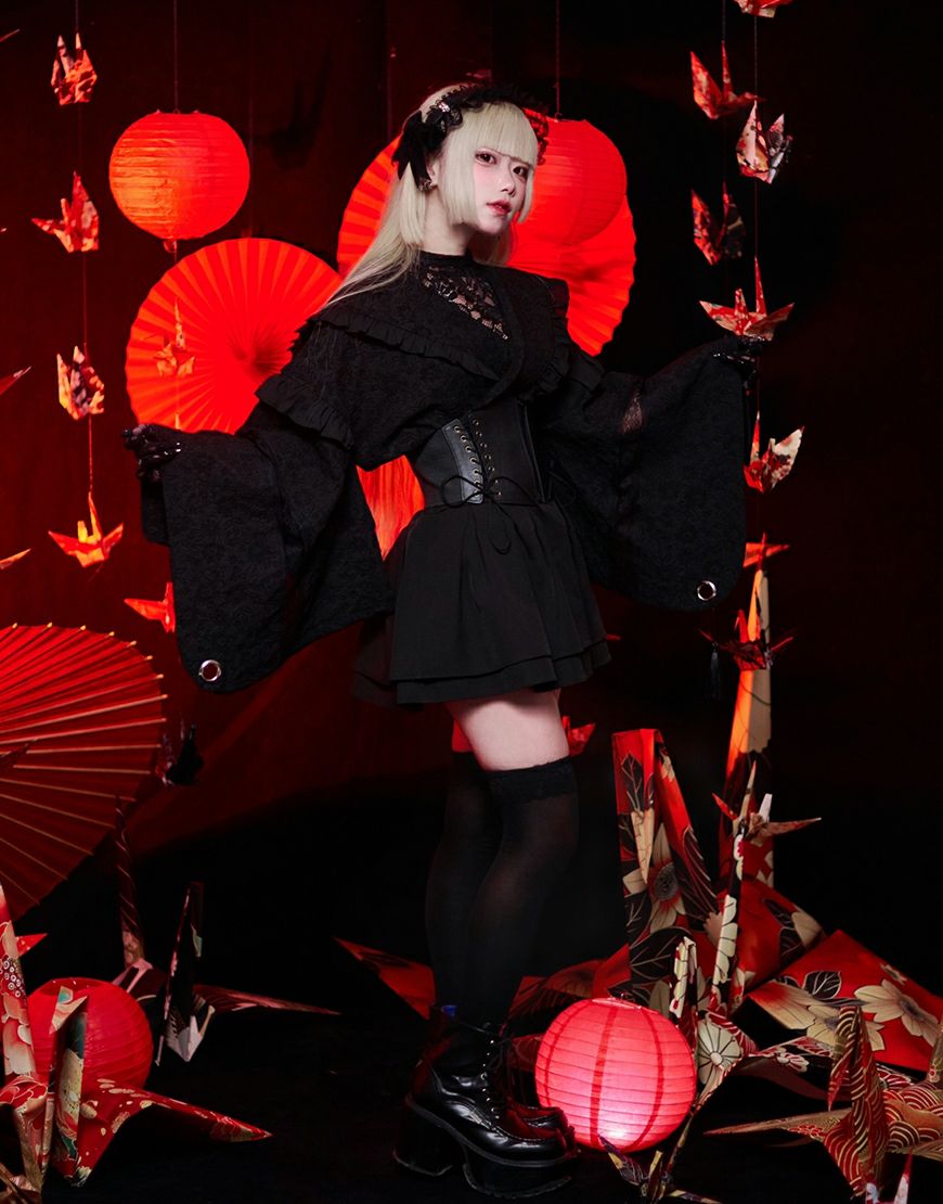 ililil【イルイルイル】はんなり地雷ちゃん着物セーラー/全1色