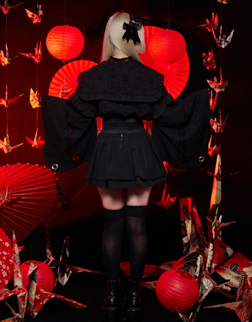 ililil【イルイルイル】はんなり地雷ちゃん着物セーラー/全1色