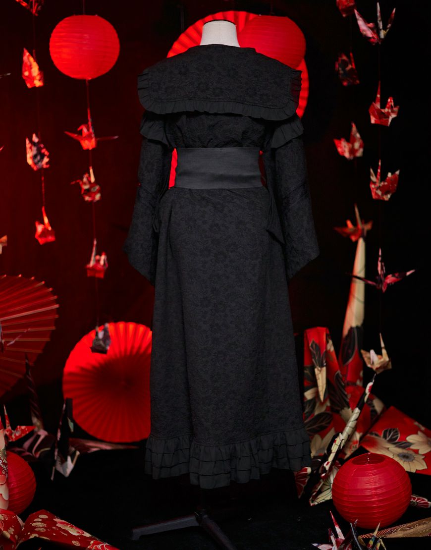 ililil【イルイルイル】はんなり地雷ちゃん着物セーラー/全1色