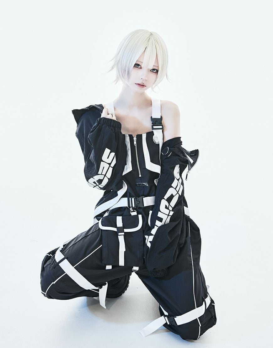 ililil【イルイルイル】対宇宙人専用戦闘服/全2色(オーバーオール)