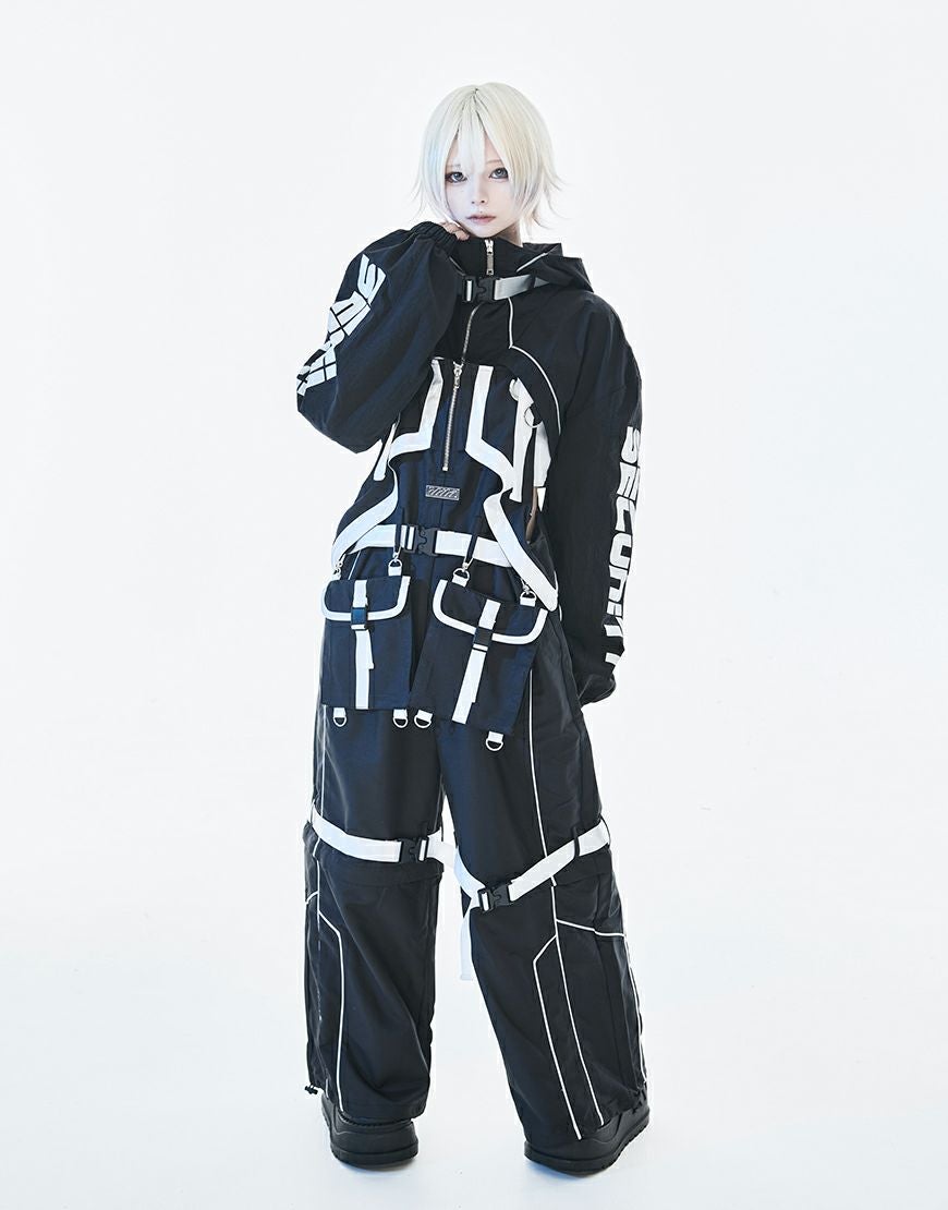 ililil【イルイルイル】対宇宙人専用戦闘服/全2色(オーバーオール)