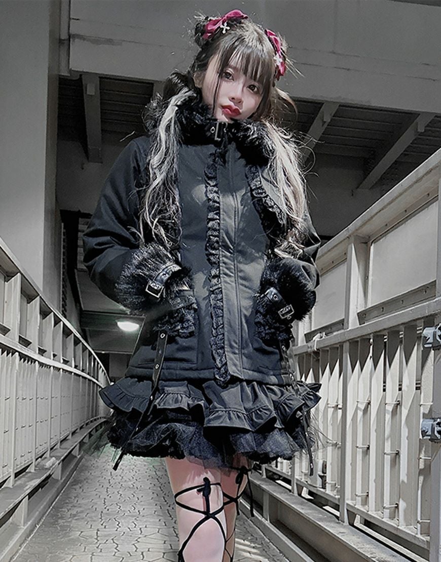 ililil【イルイルイル】地雷ちゃんもY2Kしちゃうぞコート/全1色