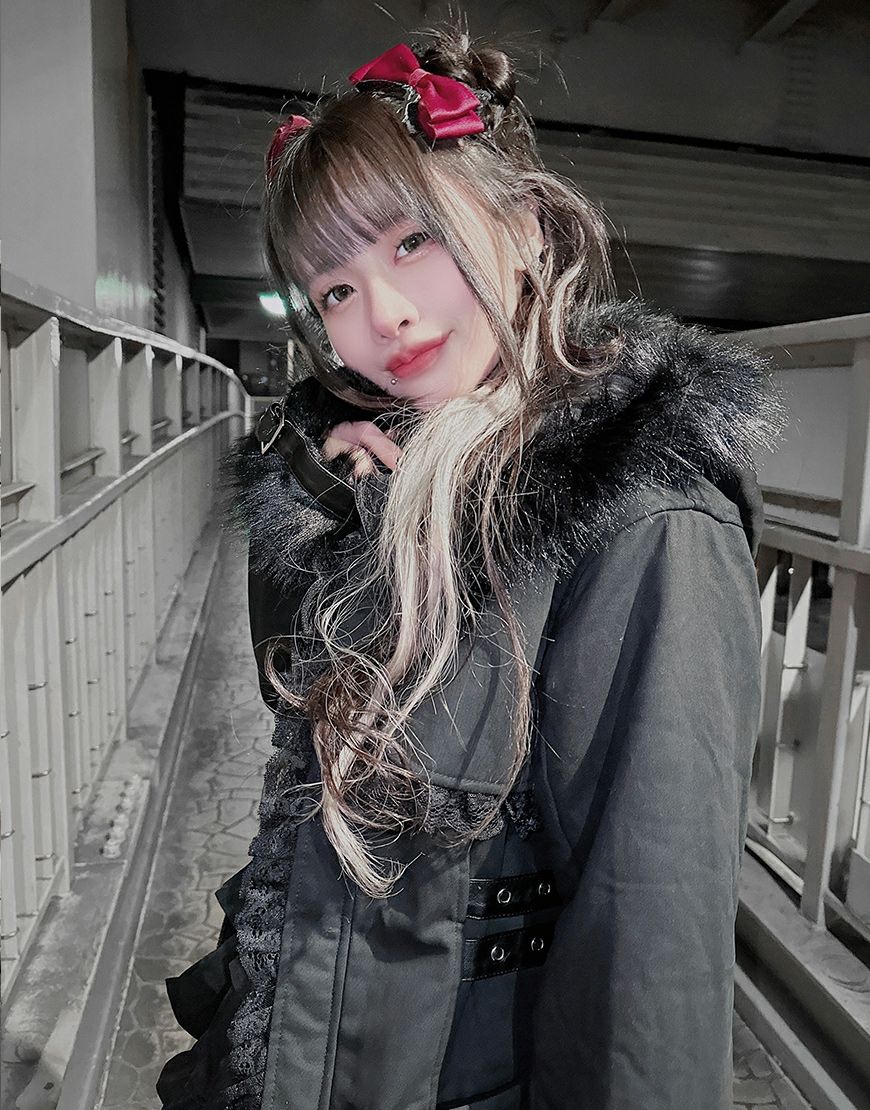 ililil イルイルイル 地雷ちゃんもY2Kしちゃうぞコート ililil【イルイルイル】地雷ちゃんもY2Kしちゃうぞコート/全1色
