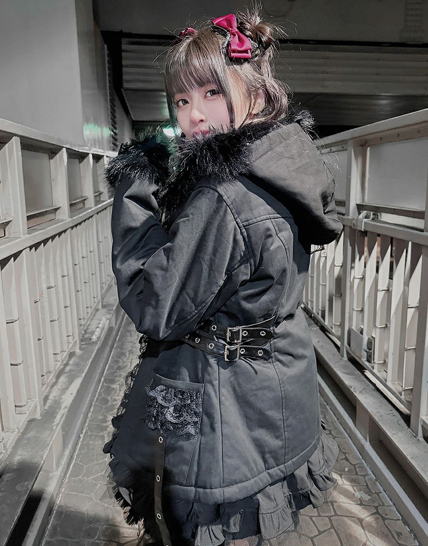 ililil イルイルイル 地雷ちゃんもY2Kしちゃうぞコート ililil【イルイルイル】地雷ちゃんもY2Kしちゃうぞコート/全1色