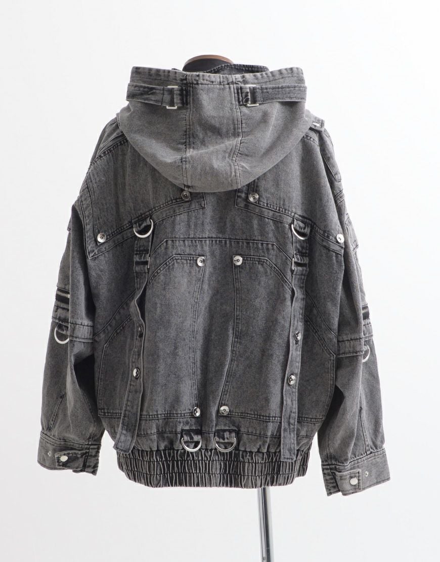 ililil【イルイルイル】自称ラスボスくんとLv.999のジップパーカー/全1色