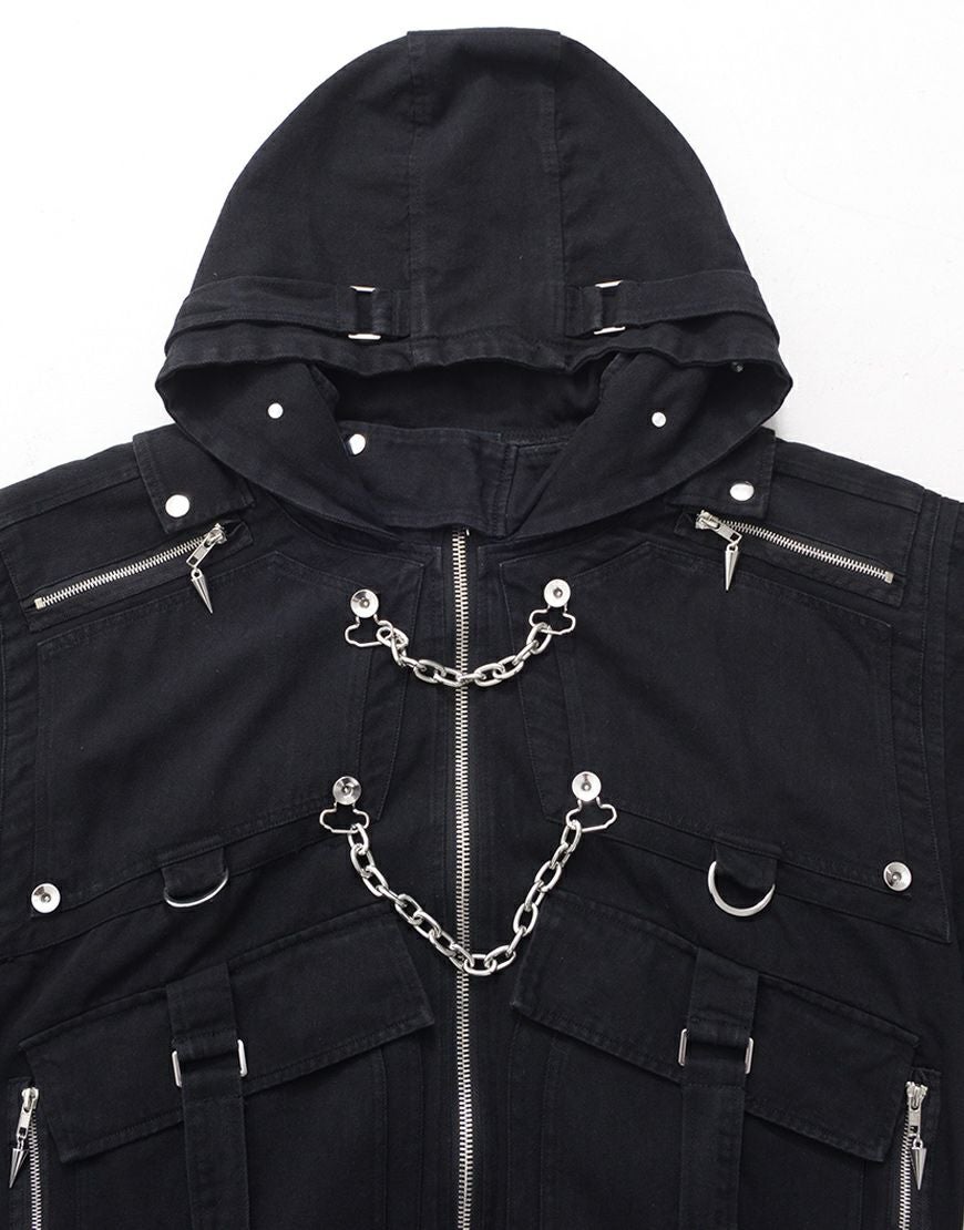 ililil【イルイルイル】自称ラスボスくんとLv.999のジップパーカー/全1色