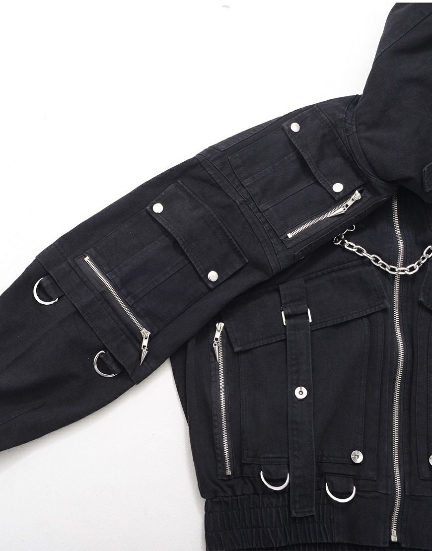 ililil【イルイルイル】自称ラスボスくんとLv.999のジップパーカー/全1色