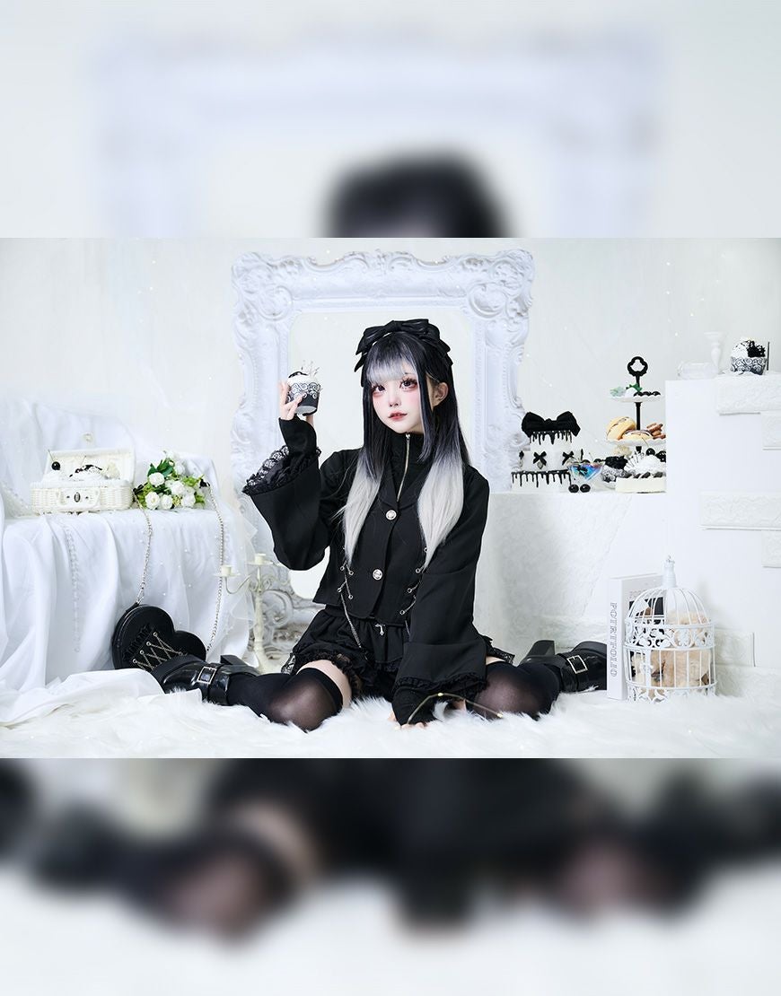 ililil【イルイルイル】おめかし地雷ちゃんチェーンあみあみジャケット