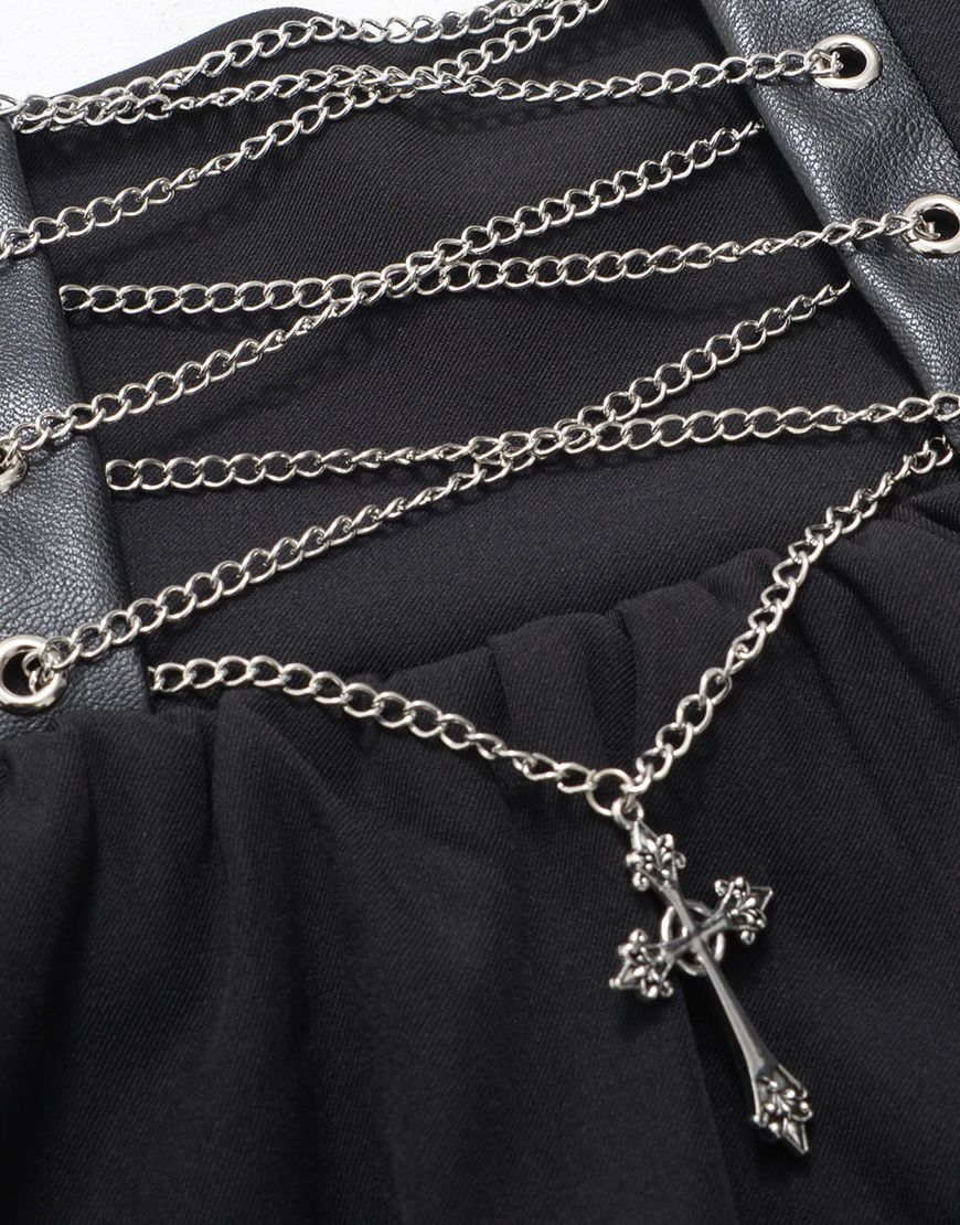 ililil【イルイルイル】おめかし地雷ちゃんフリルガーター付きフレア