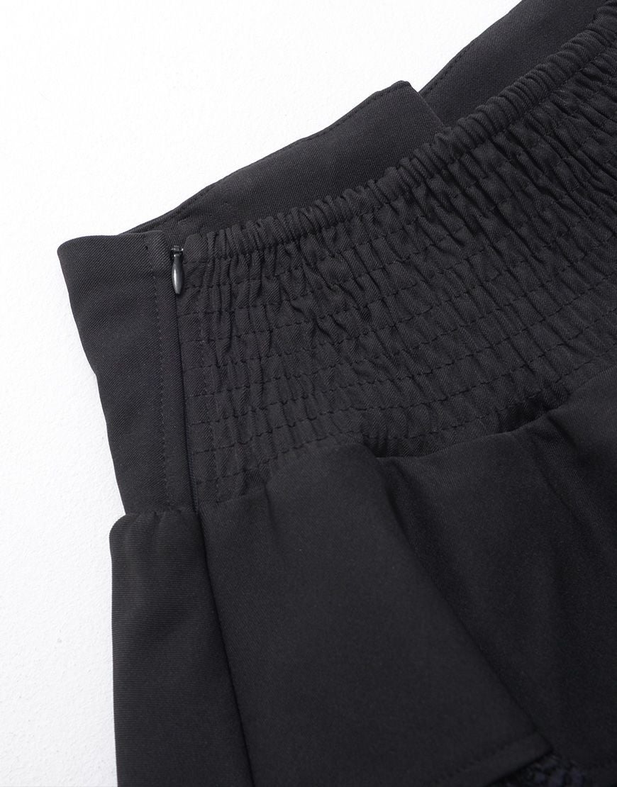 ililil【イルイルイル】おめかし地雷ちゃんフリルガーター付きフレア