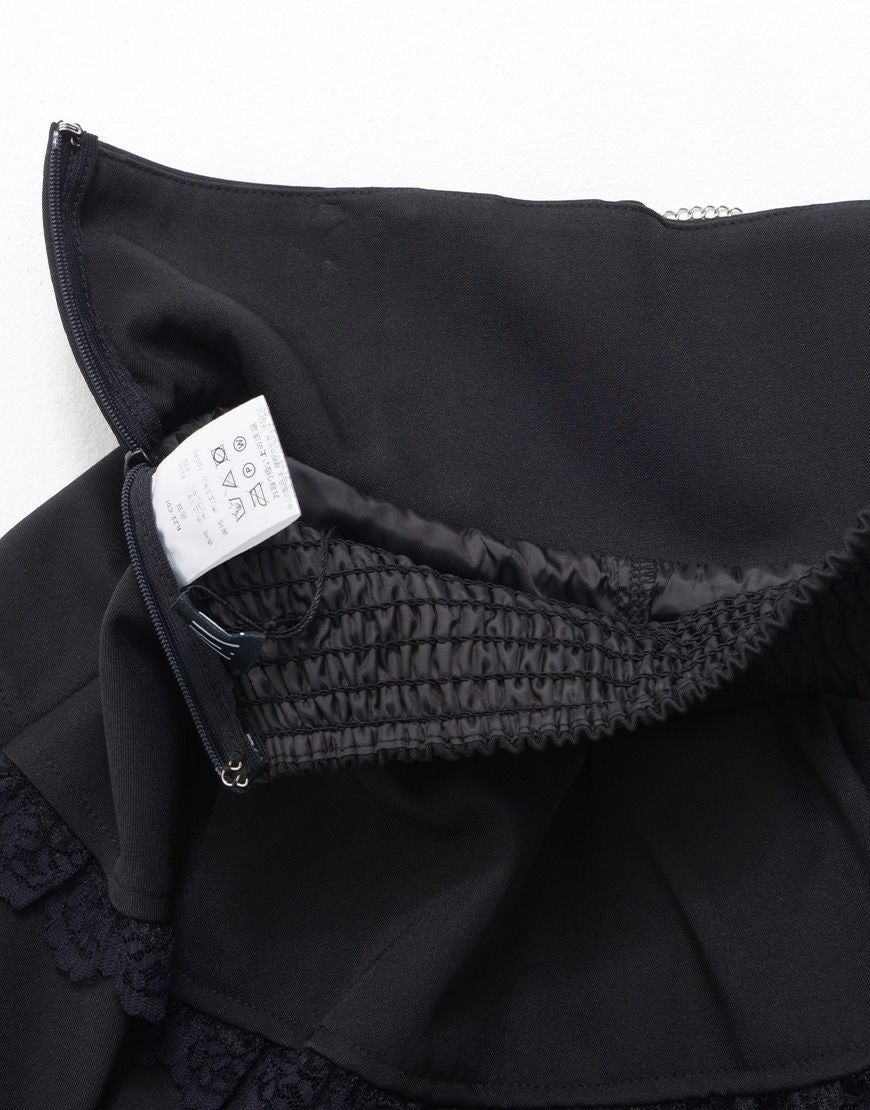 ililil【イルイルイル】おめかし地雷ちゃんフリルガーター付きフレア