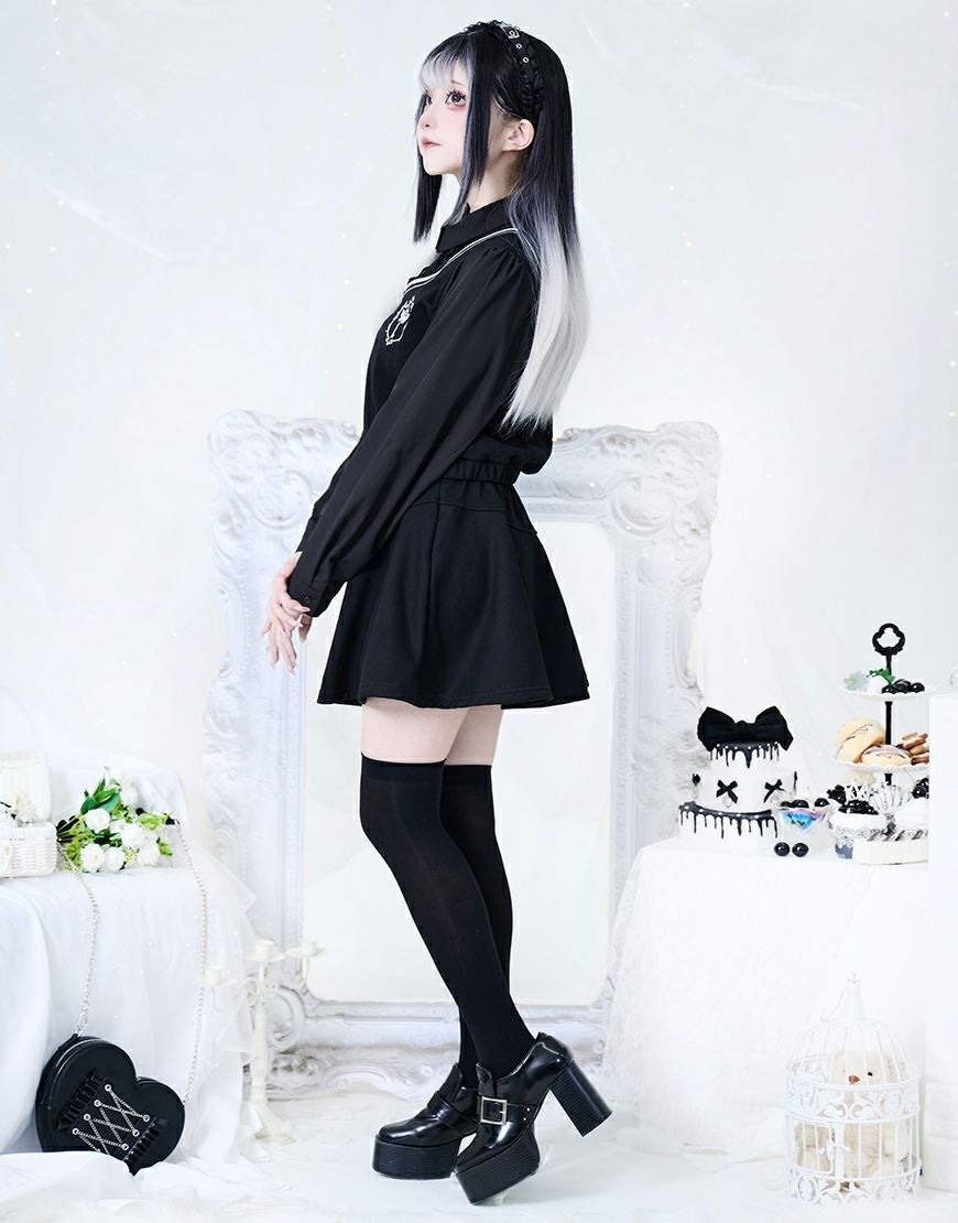 ililil【イルイルイル】優等生！地雷ちゃんセットアップ/全1色