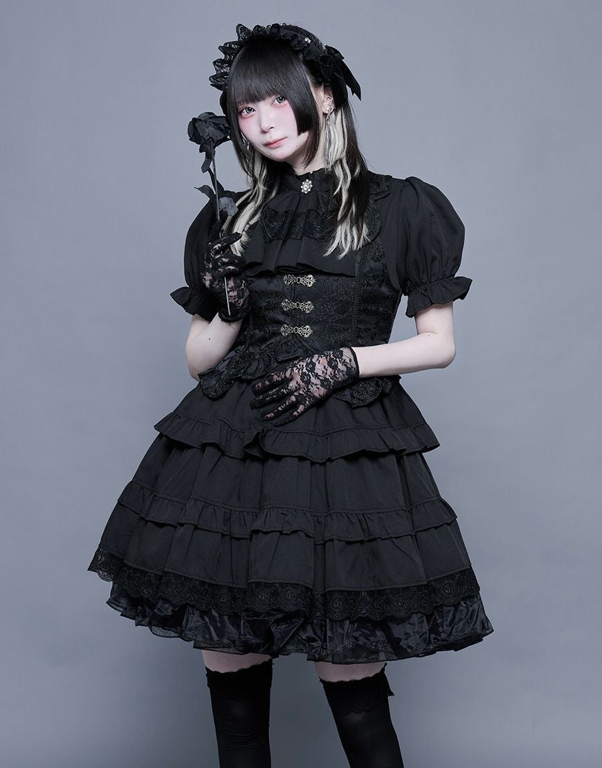 クラシカルロリ地雷ちゃん ililil【イルイルイル】クラロリ地雷ちゃんの微睡ドールワンピ/全2色