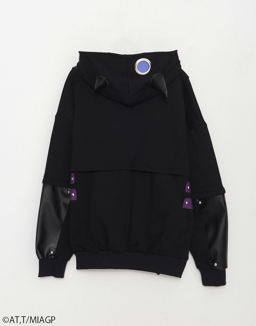 ililil【イルイルイル】ililil × Reg motif Zip-up hoodie/全1色