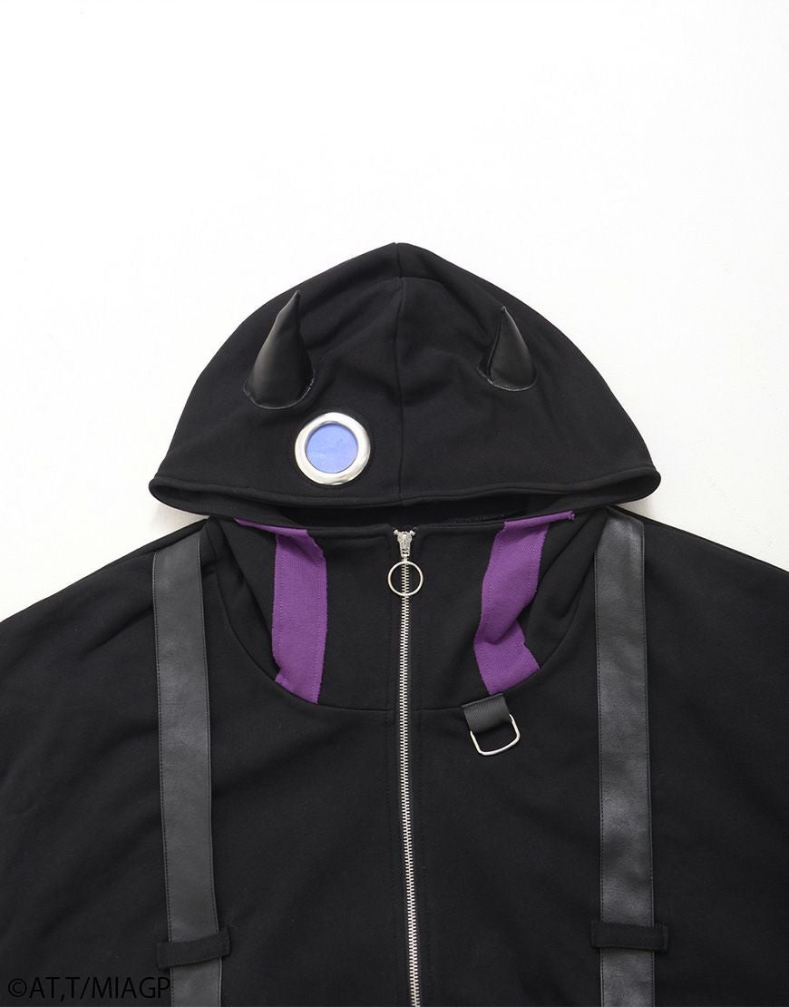 ililil【イルイルイル】ililil × Reg motif Zip-up hoodie/全1色
