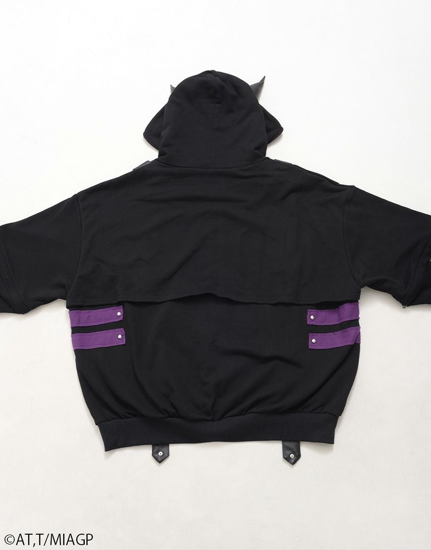 ililil【イルイルイル】ililil × Reg motif Zip-up hoodie/全1色